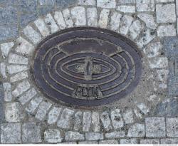 Photo Textures of Manhole Cover 